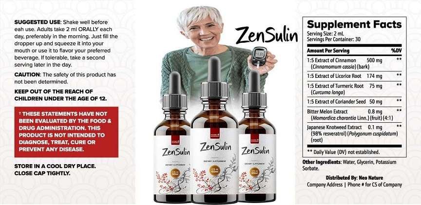 ZenSulin Ingredients